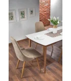 FOLDING TABLE BARRET, TABLE TOP - MATTE WHITE, LEGS - LEFKAS OAK order